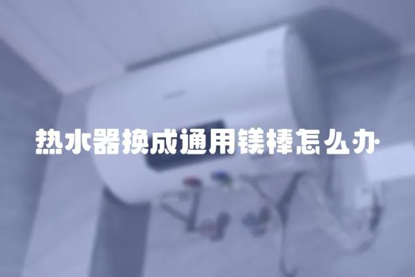 熱水器換成通用鎂棒怎么辦