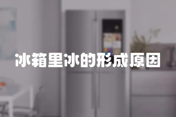 冰箱里冰的形成原因