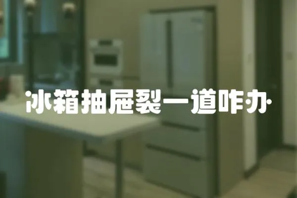 冰箱抽屜裂一道咋辦