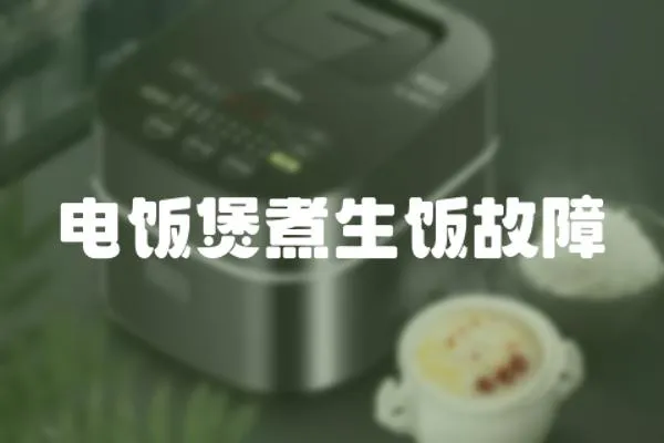 電飯煲煮生飯故障