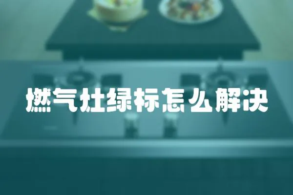 燃氣灶綠標怎么解決