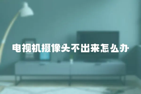 電視機(jī)攝像頭不出來怎么辦