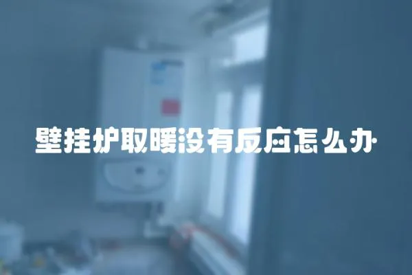 壁掛爐取暖沒有反應怎么辦