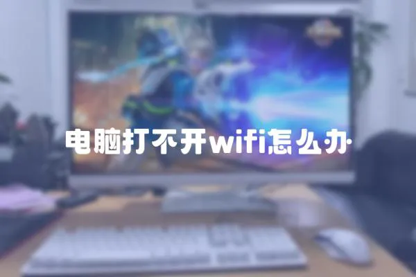 電腦打不開wifi怎么辦