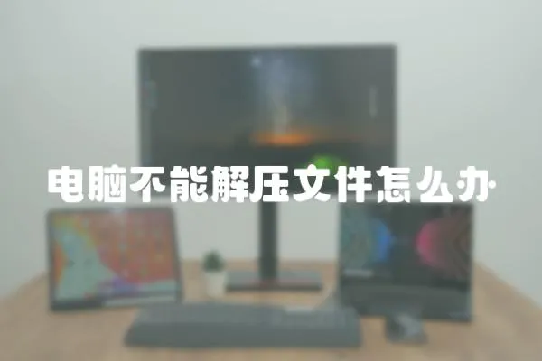 電腦不能解壓文件怎么辦