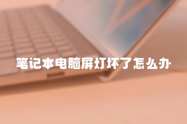 筆記本電腦屏燈壞了怎么辦