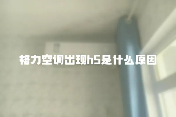 格力空調(diào)出現(xiàn)h5是什么原因