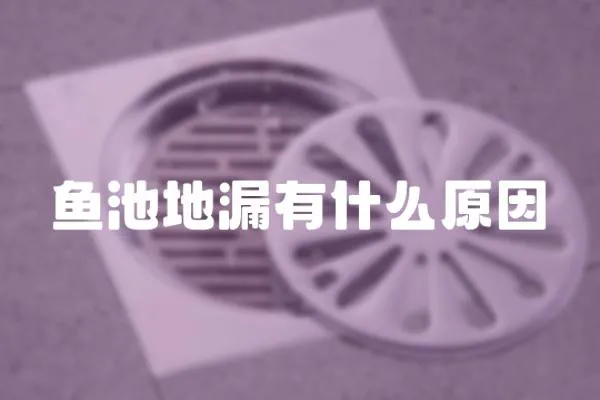 魚池地漏有什么原因