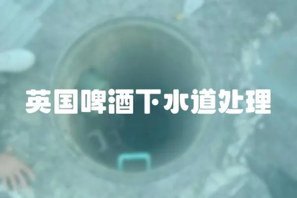 英國啤酒下水道處理