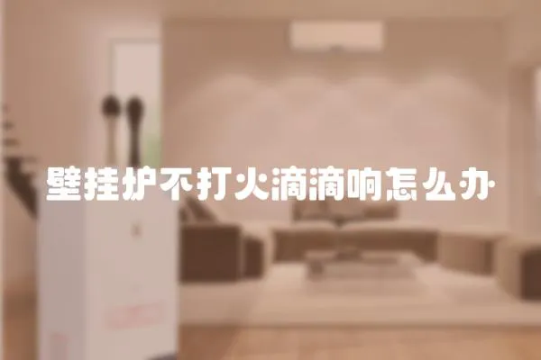 壁掛爐不打火滴滴響怎么辦
