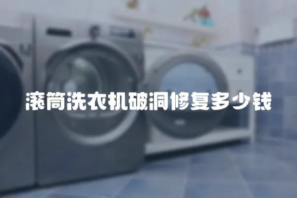 滾筒洗衣機破洞修復多少錢