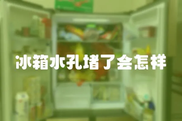 冰箱水孔堵了會(huì)怎樣