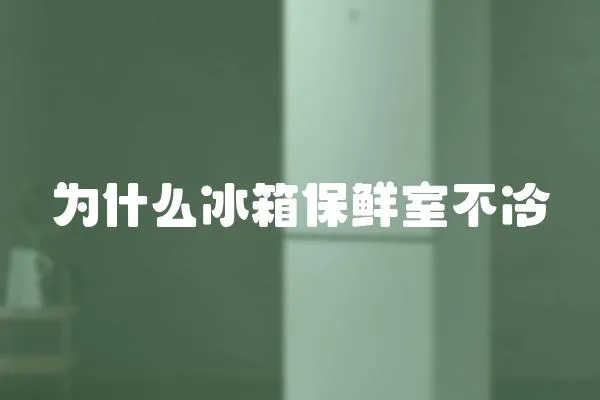 為什么冰箱保鮮室不冷