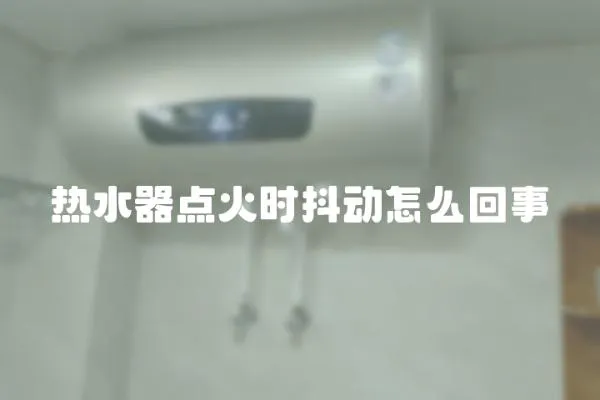 熱水器點(diǎn)火時(shí)抖動(dòng)怎么回事
