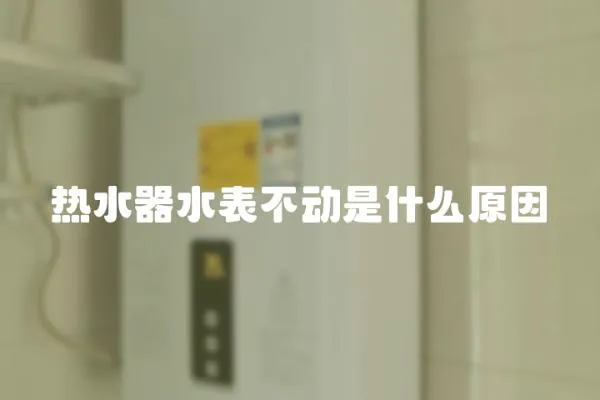 熱水器水表不動是什么原因