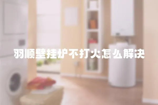 羽順壁掛爐不打火怎么解決