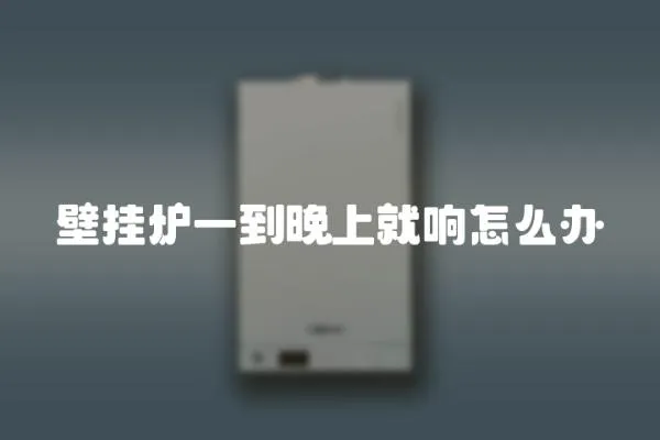 壁掛爐一到晚上就響怎么辦