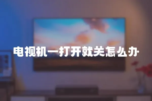 電視機一打開就關怎么辦