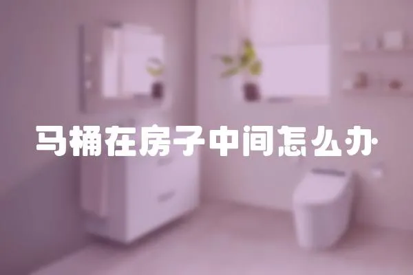 馬桶在房子中間怎么辦