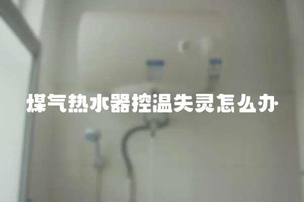 煤气热水器控温失灵怎么办