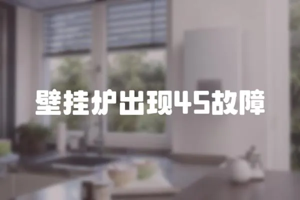 壁掛爐出現(xiàn)45故障