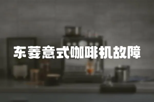 東菱意式咖啡機(jī)故障