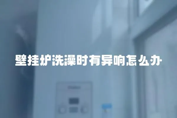 壁掛爐洗澡時有異響怎么辦