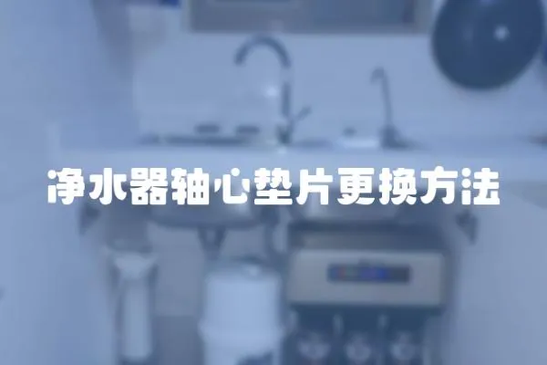 凈水器軸心墊片更換方法