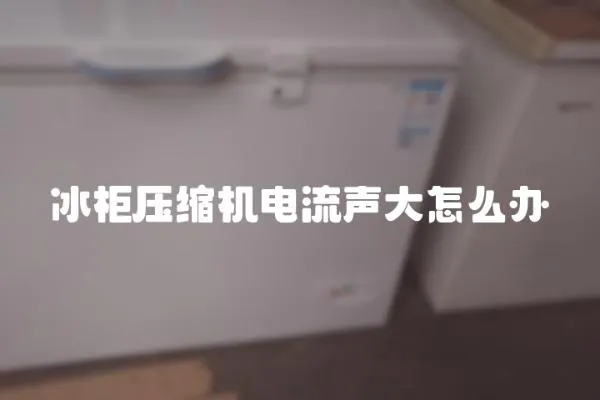 冰柜壓縮機電流聲大怎么辦