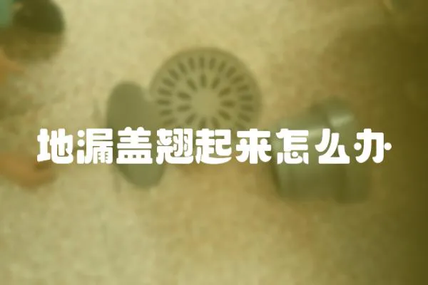 地漏蓋翹起來怎么辦