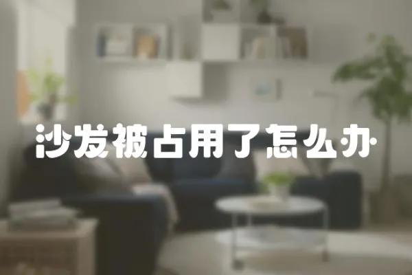 沙發被占用了怎么辦