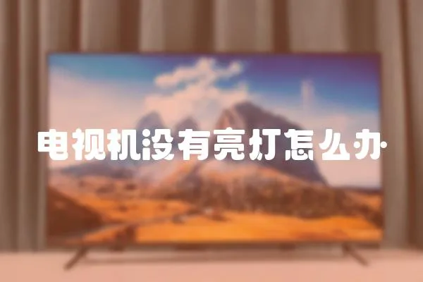 電視機(jī)沒(méi)有亮燈怎么辦