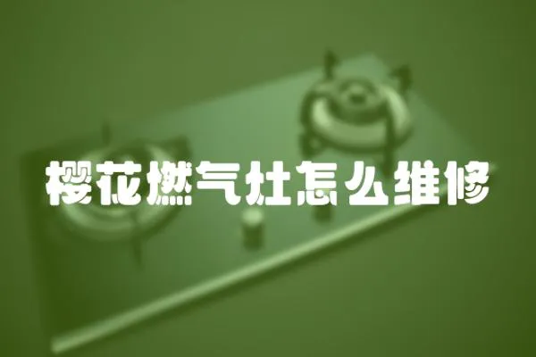 櫻花燃?xì)庠钤趺淳S修