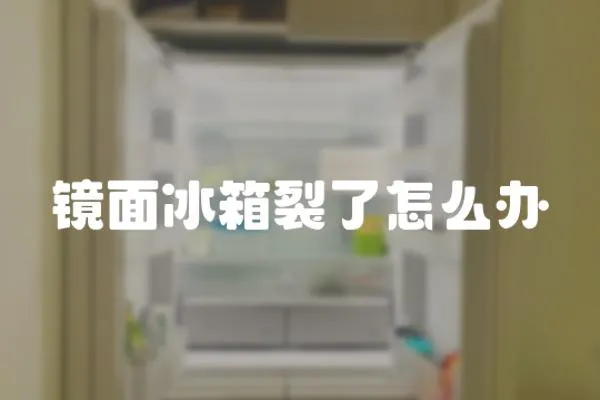 鏡面冰箱裂了怎么辦