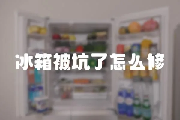 冰箱被坑了怎么修
