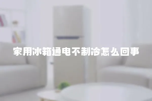 家用冰箱通電不制冷怎么回事