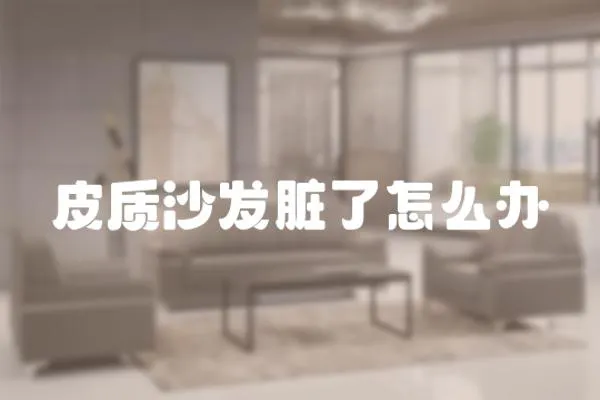 皮質沙發臟了怎么辦