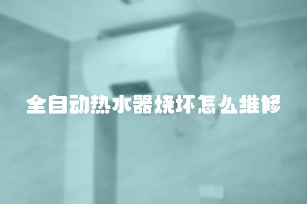 全自動熱水器燒壞怎么維修