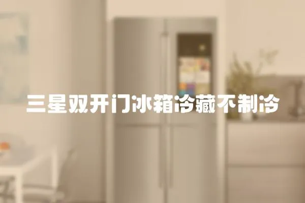 三星雙開門冰箱冷藏不制冷