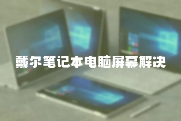 戴爾筆記本電腦屏幕解決