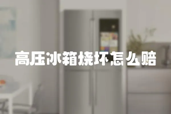 高压冰箱烧坏怎么赔