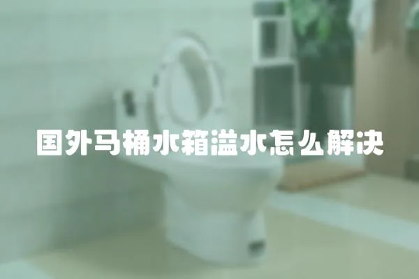 國外馬桶水箱溢水怎么解決