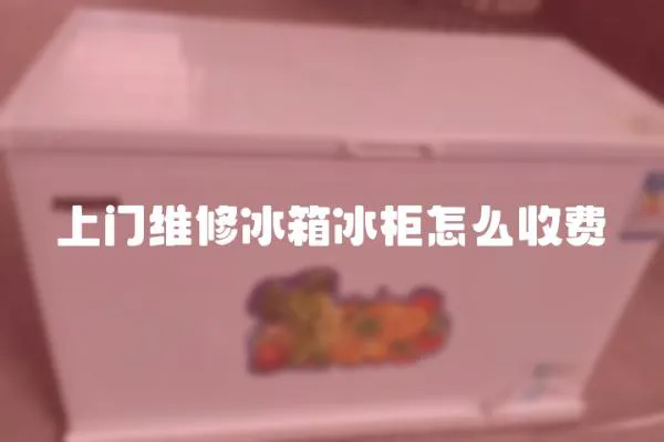上門維修冰箱冰柜怎么收費