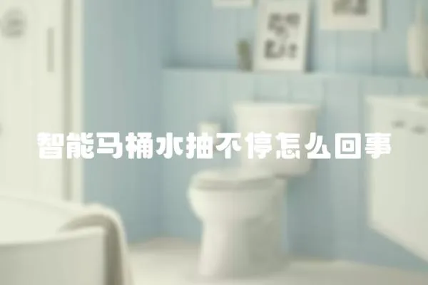 智能馬桶水抽不停怎么回事