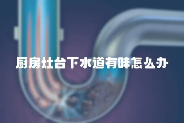 廚房灶臺(tái)下水道有味怎么辦