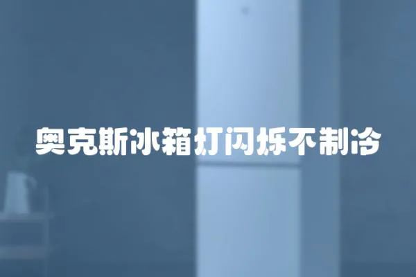 奧克斯冰箱燈閃爍不制冷