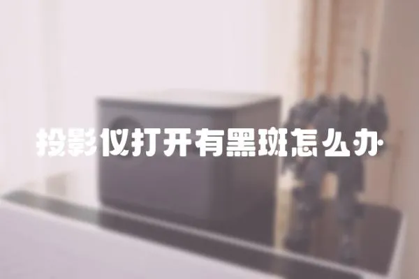 投影儀打開有黑斑怎么辦