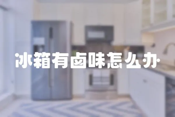 冰箱有鹵味怎么辦