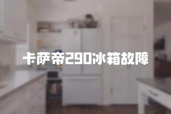卡薩帝290冰箱故障