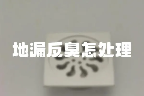 地漏反臭怎處理